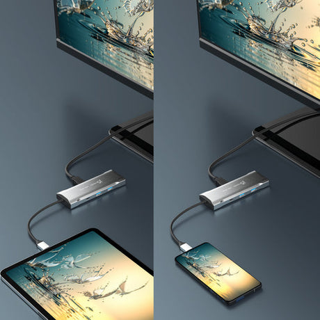 j5create – 4K/60 Hz USB-C mini-dock med 10 Gbit/s USB – Eksempler med laptop og mobile enheder