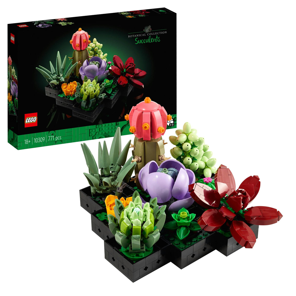 LEGO 10309 Ikoner Suckulenter Konstruktion Leksak