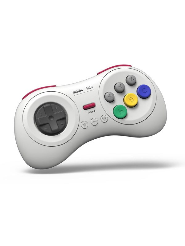 8BitDo M30 Bluetooth-platta - Vit