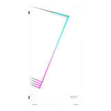 Datorfodral Aigo AL390 + RGB-fläkt (vit)