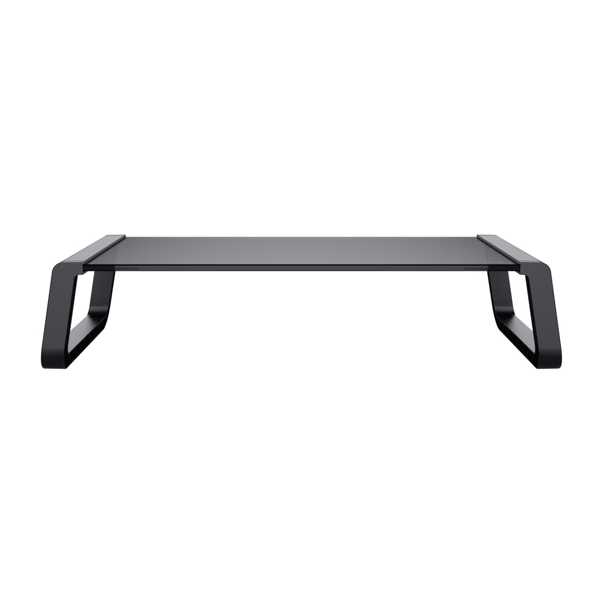 TRUST MONTA GLASS MONITOR STAND - SVART