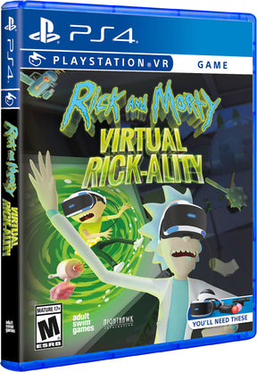 Rick and Morty Virtual Rick-Ality - PS4 - omslag