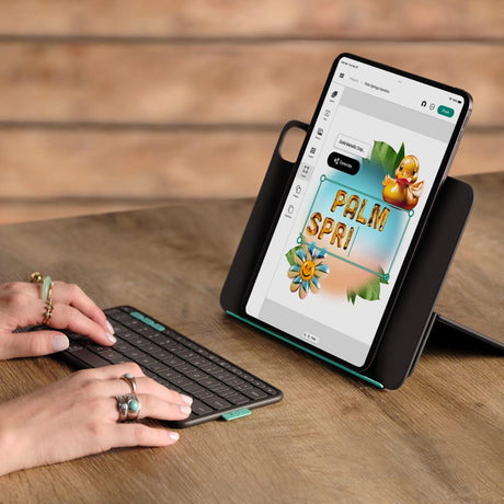 Logitech - Flip Folio for iPad Pro & Air 11'' - Graphite - Nordic