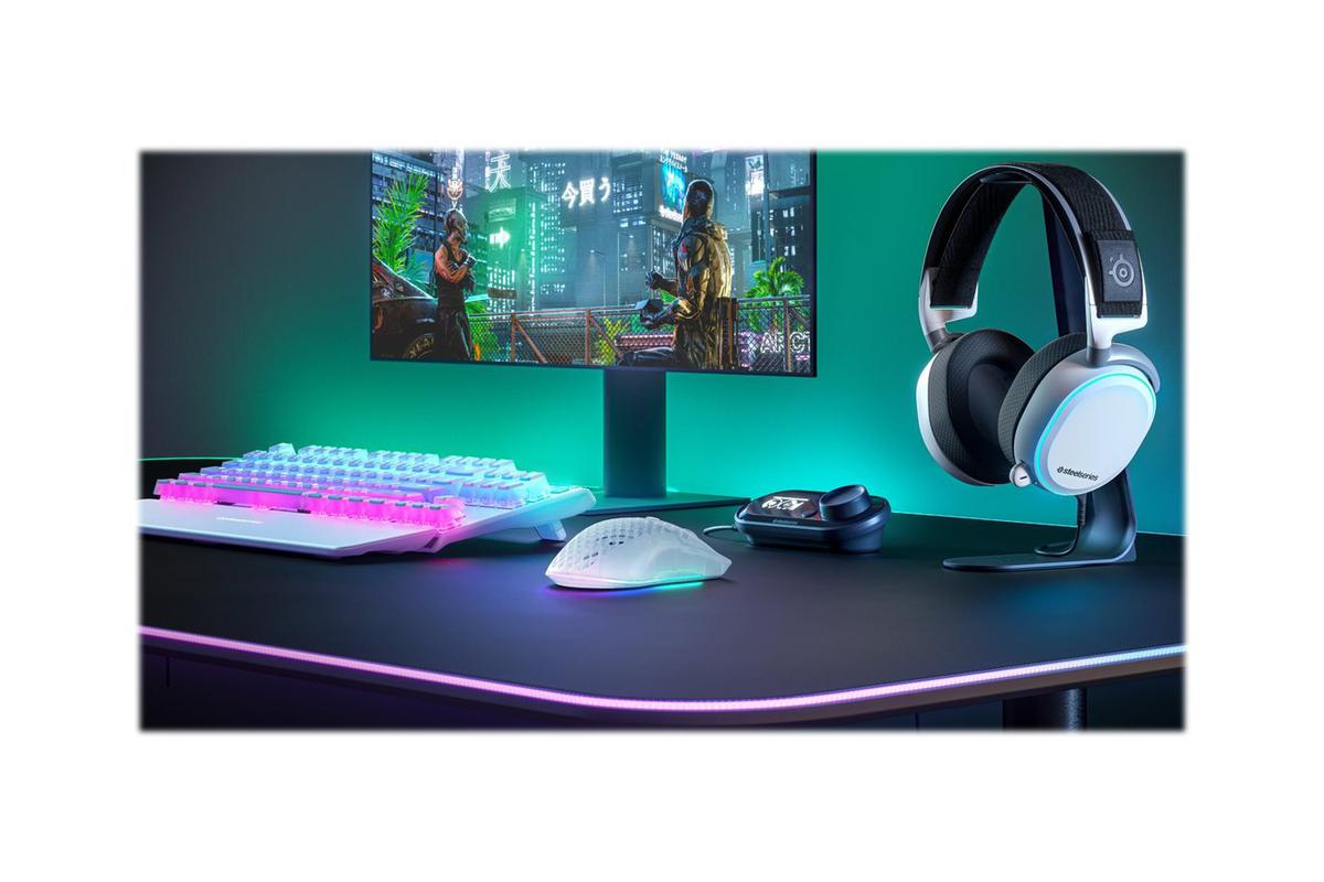 SteelSeries Aerox 3 Ghost White - Trådlös