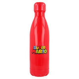 Super Mario - Plastvattenflaska - Röd - 660 ML