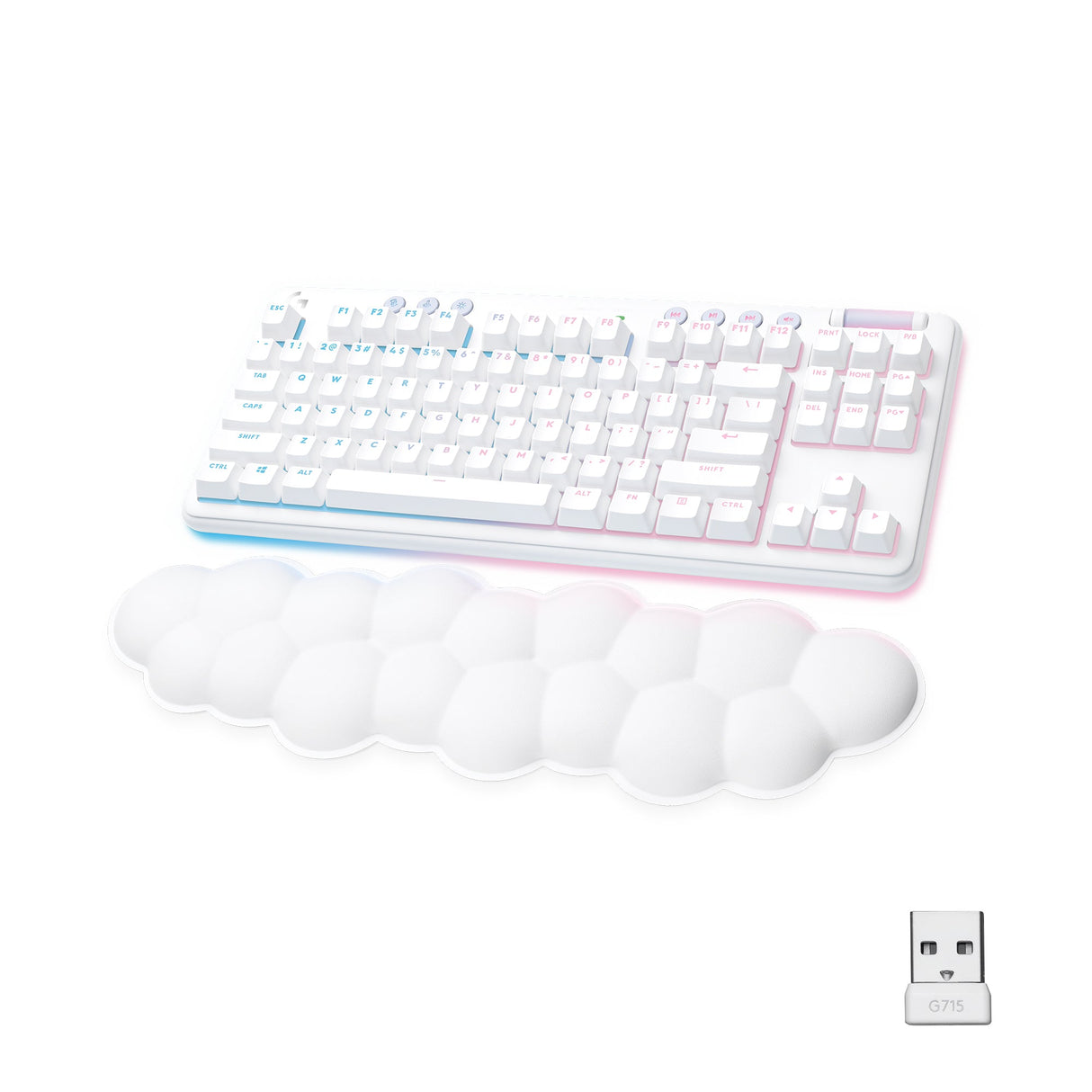 Logitech G G715 Tangentbord Mekaniskt LIGHTSYNC Wireless Nordic (danska/finska/norska/svenska)