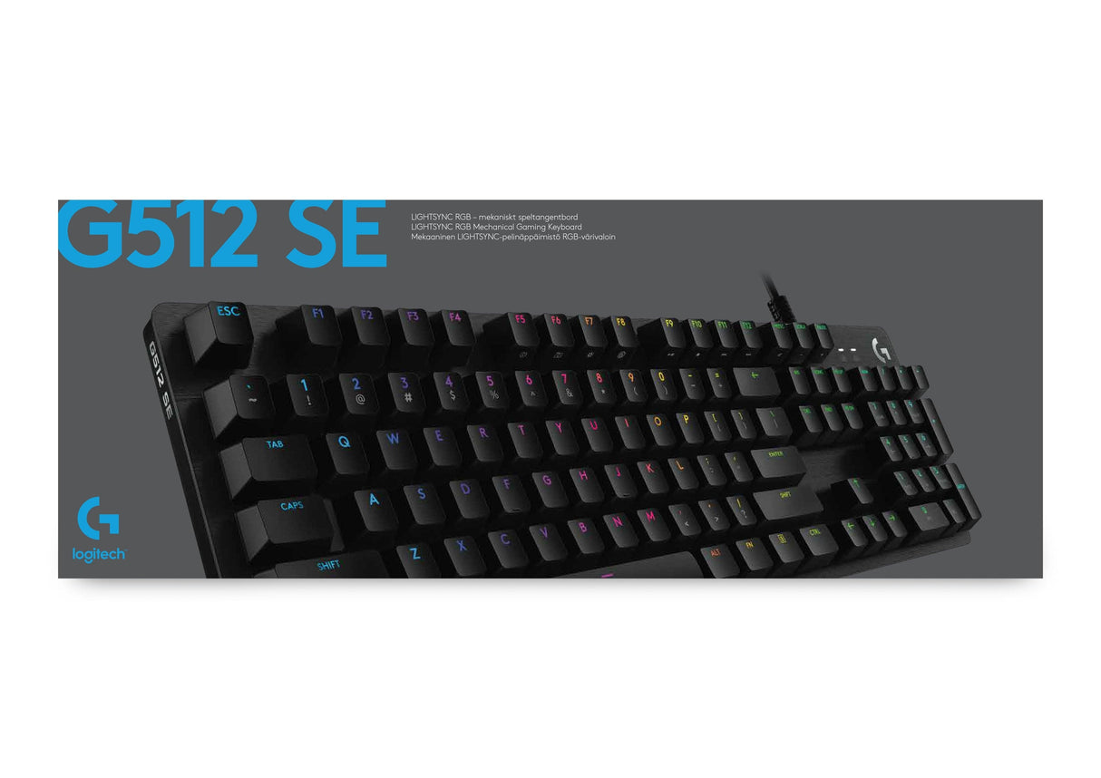 Logitech G512 SE LIGHTSYNC RGB Mekaniskt Speltangentbord