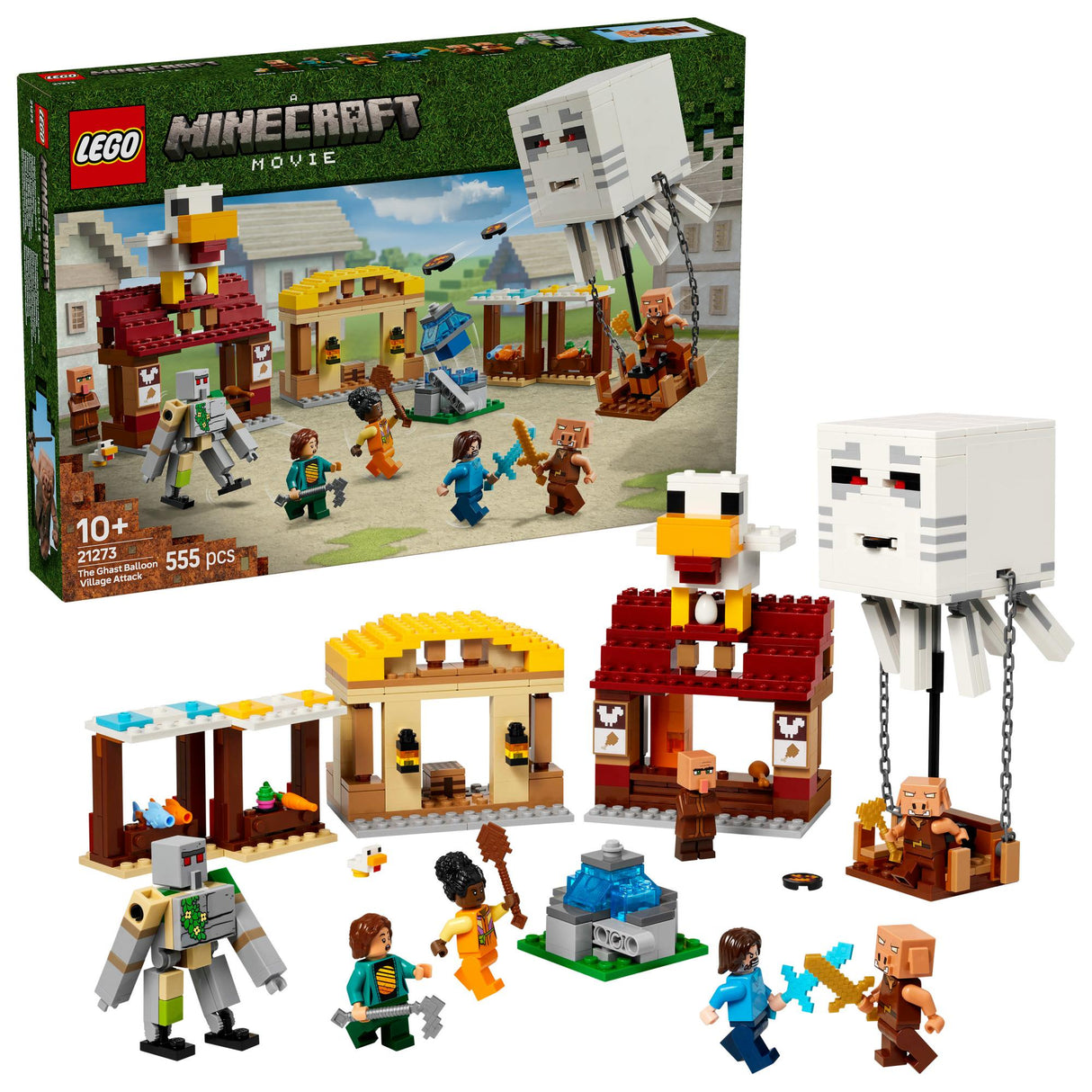 LEGO - Minecraft - The Ghast Balloon Village Attack (21273) LEGO