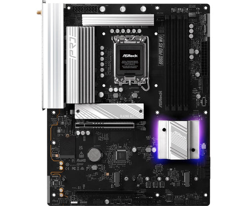 ASRock B860 Pro RS WiFi bundkort - LGA1851, DDR5