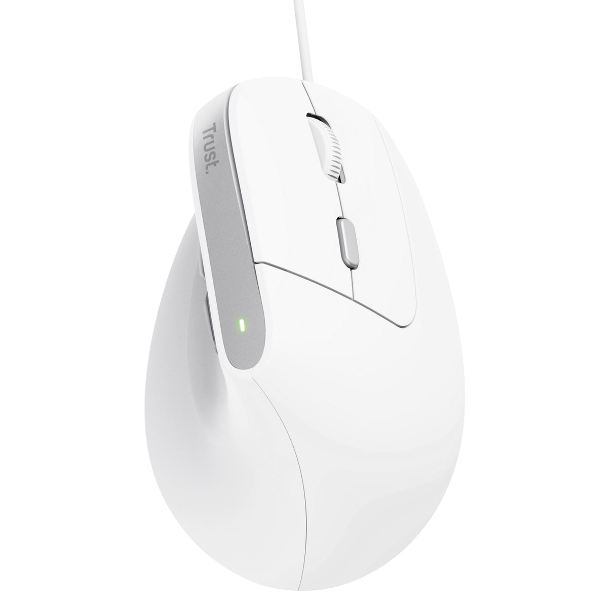 TRUST BAYO II ERGONOMISK MUS - VIT