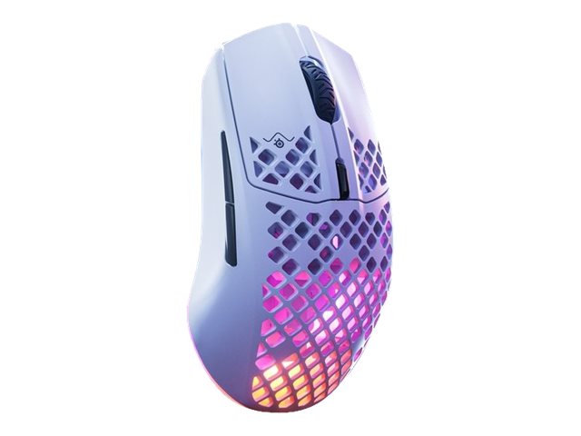SteelSeries Aerox 3 WIRELESS 2022 Edition Optisk Trådlös Kabling Vit