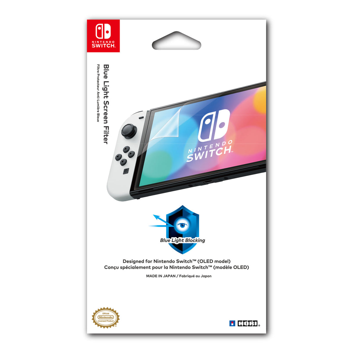 HORI Switch OLED Blue Light Screen Filter