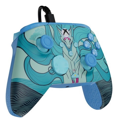 Turtle Beach Rematch Advanced Blue Kitsune – Xbox/PC – Set skråt fra venstre