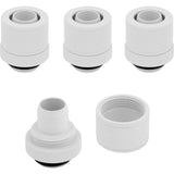CORSAIR Hydro X Series XF Compression Fitting Kølevæske system tilpasning 4-pack Hvid