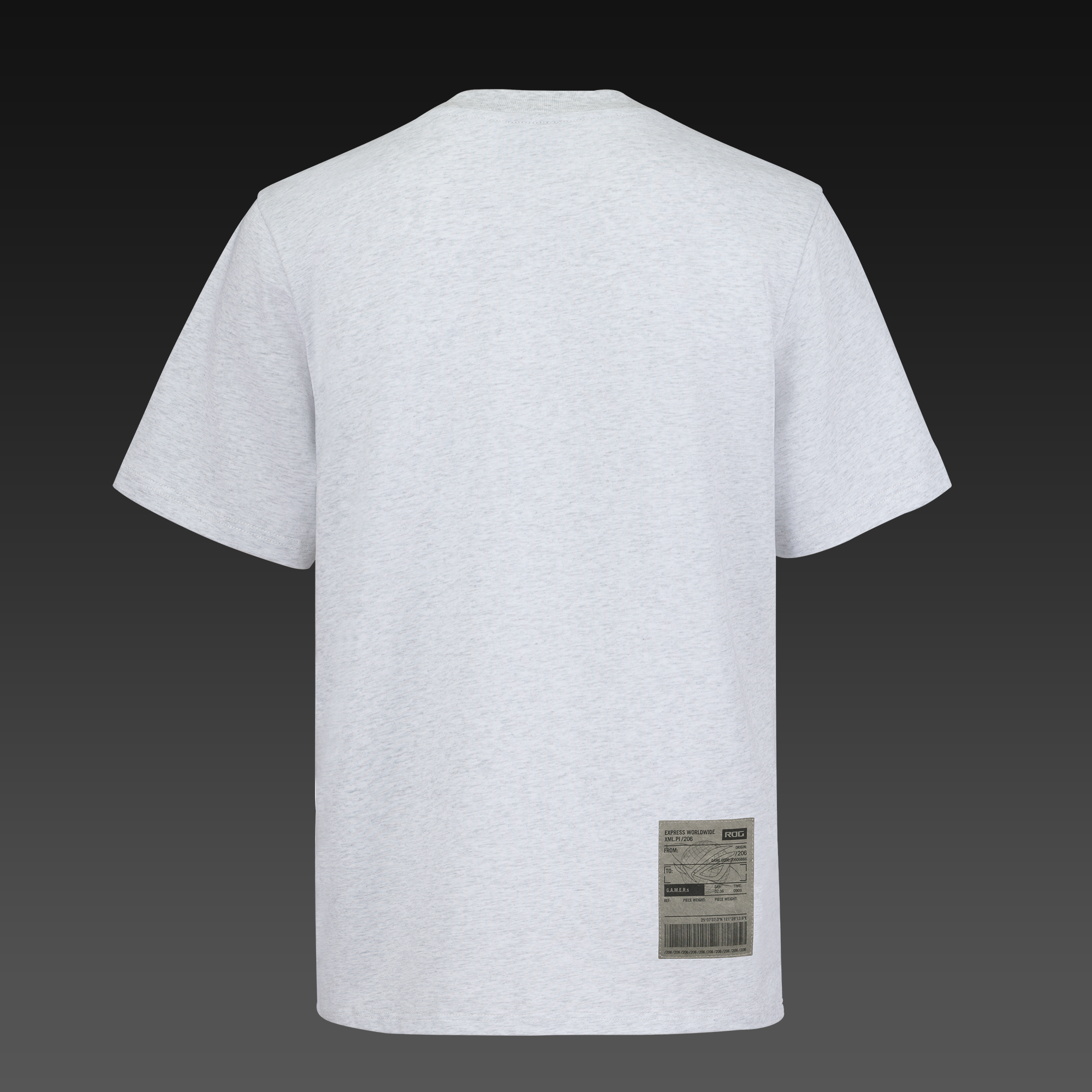 ASUS ROG PIXELVERSE T-shirt - Normal Passform - Grå