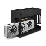 Lian Li A4-H2O X4, MINI-ITX, Svart, Inkluderar PCIE4.0 Riser Card-kabel