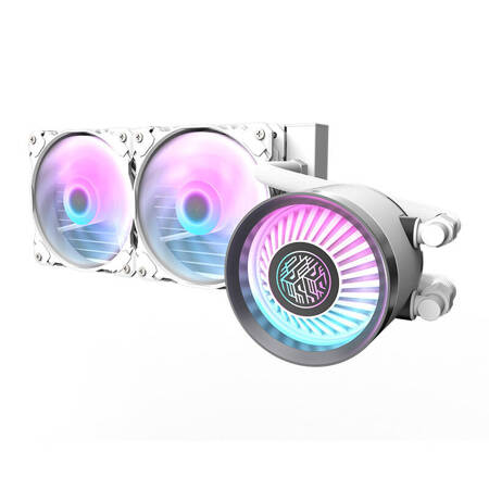 Darkflash DN 240 CPU Vätskekylning (vit)