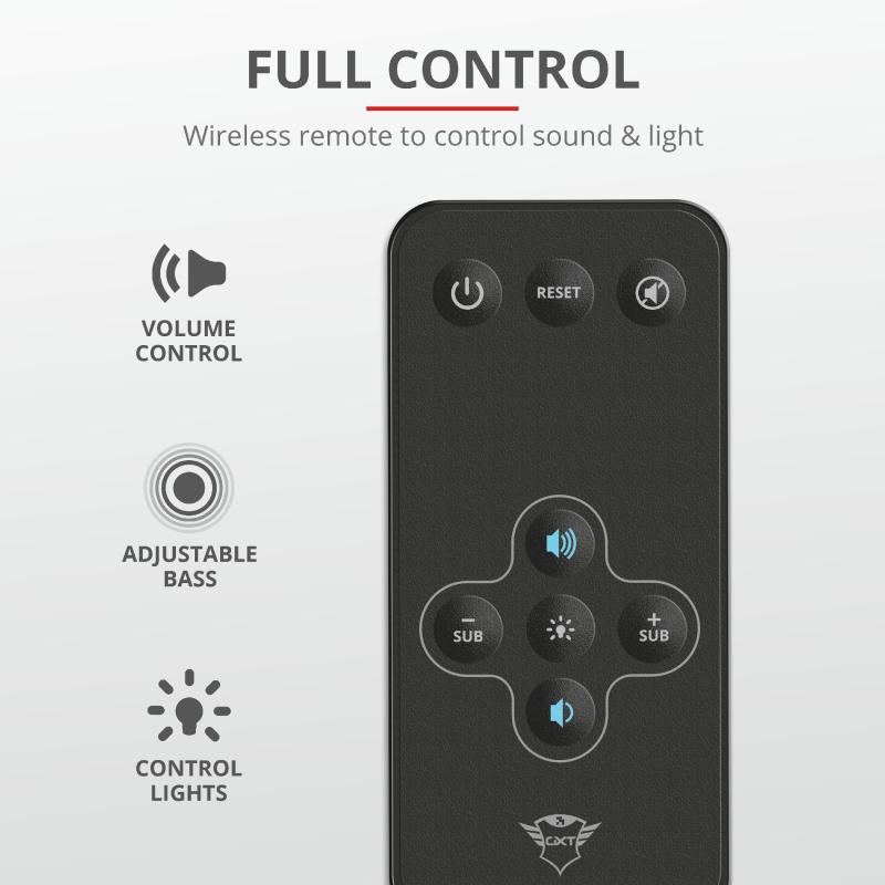 Trust GXT 629 Tytan RGB Illuminated 2.1 Speaker Set