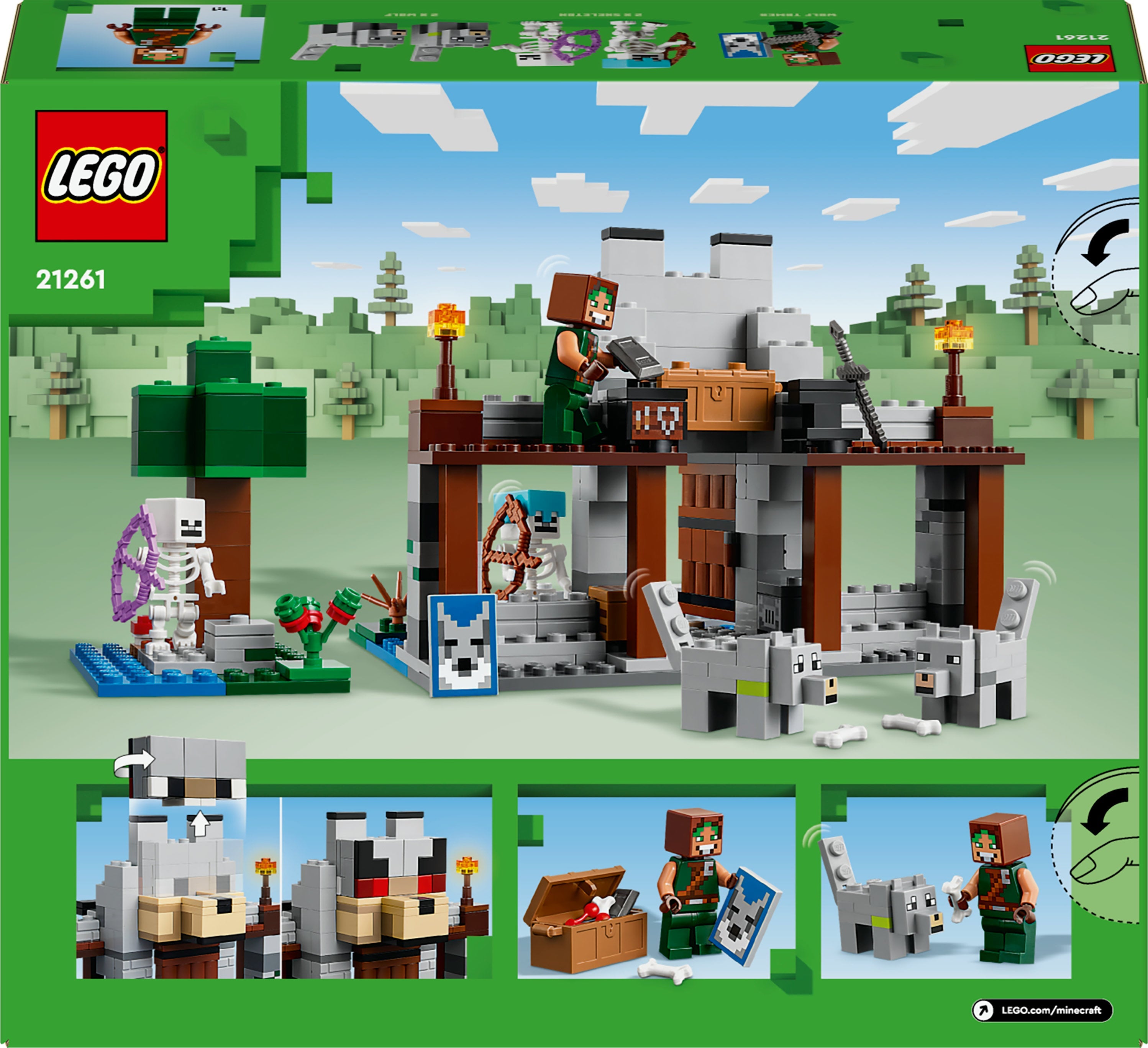 LEGO Minecraft - Vargmonterad (21261)