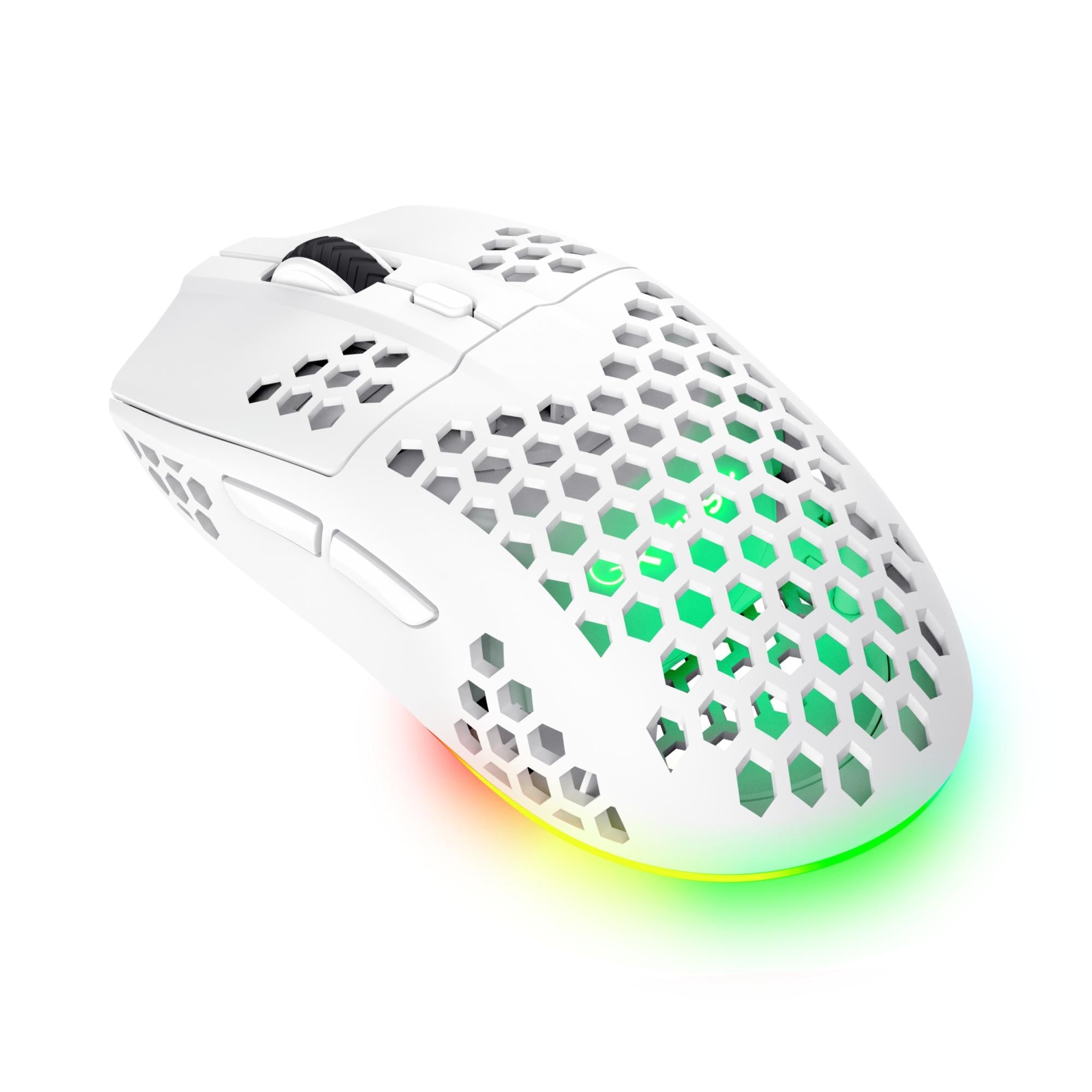 TRUST GXT929W HELOX TRÅDLÖS LÄTTVIKTSMUS - VIT