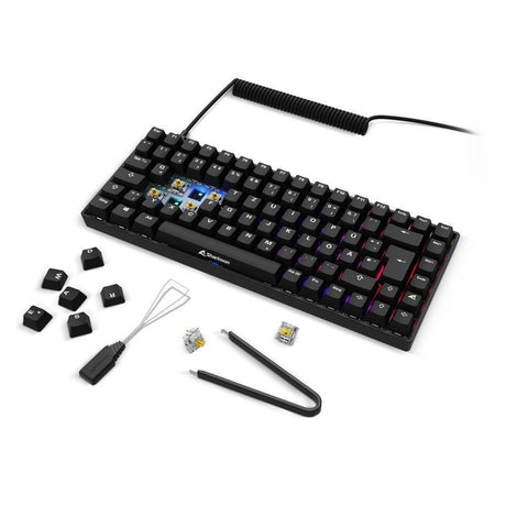 Sharkoon SKILLER SGK50 S3 PBT (black, DE layout, Gateron G Pro 3.0 Yellow) Sharkoon
