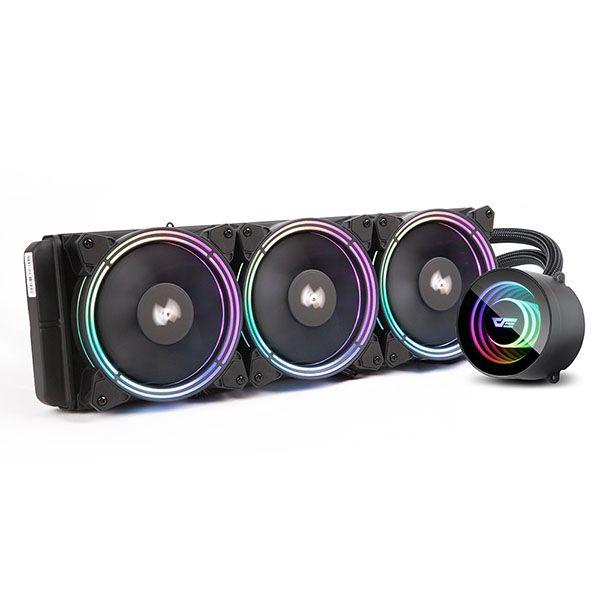Darkflash TR360 PC Vattenkylning AiO RGB 3x 120x120 (svart)