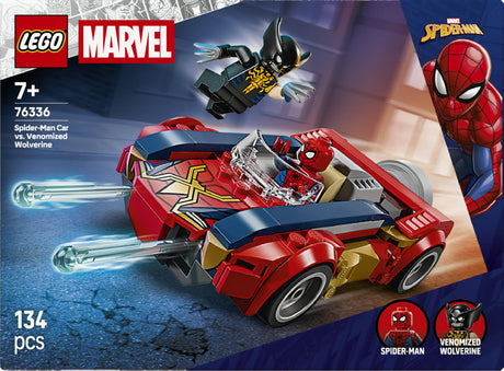 LEGO - Super Heroes - Spider-Man Car vs. Venomized Wolverine (76336) LEGO