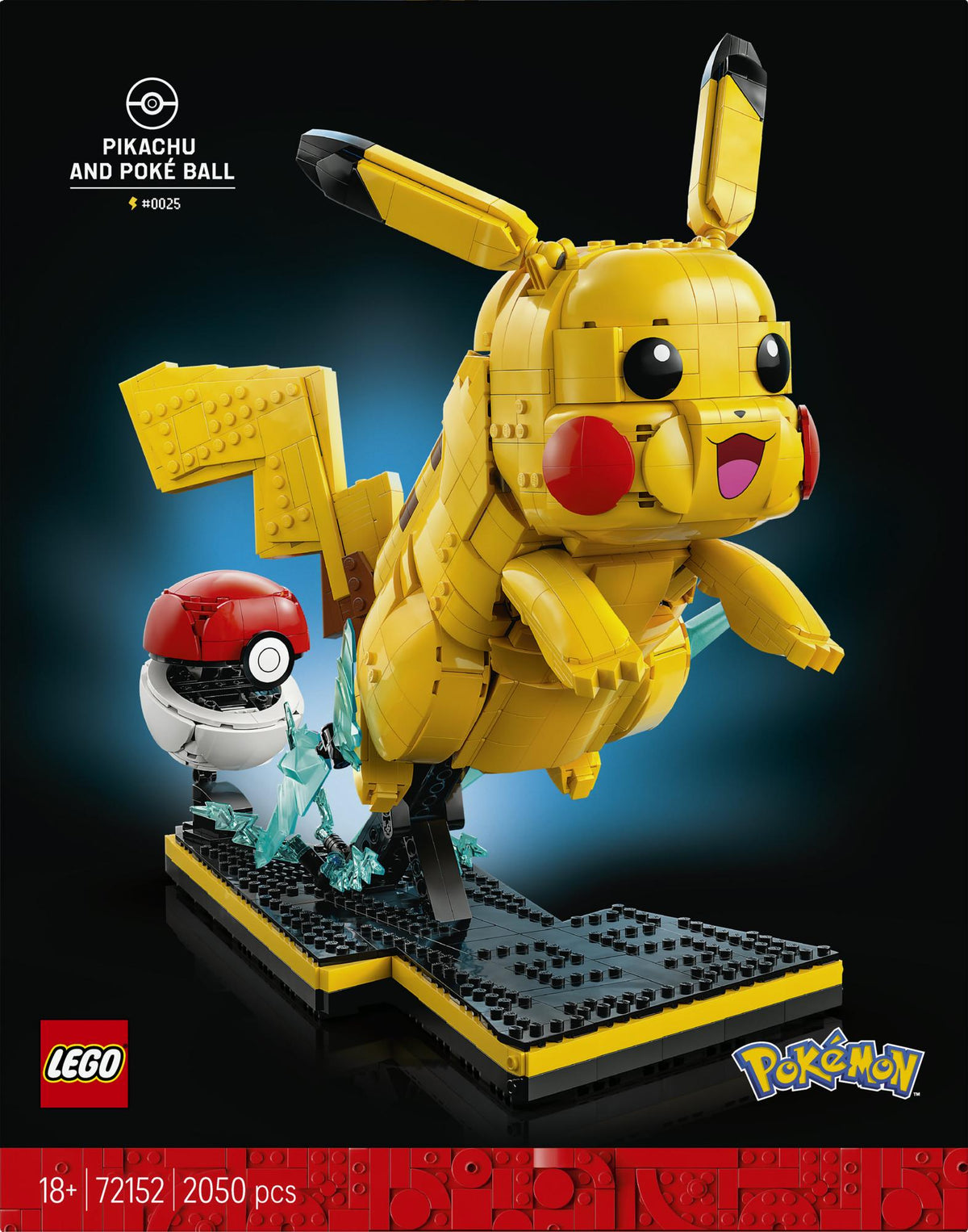 LEGO 72152 Pokémon Pikachu and Poké Ball LEGO