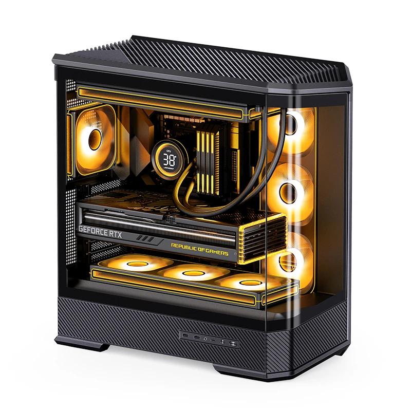 Jonsbo D400 Midi Tower, ATX, Tempered Glass - black Dongguan Sibositong Industrial Co., Ltd. (Jonsbo)