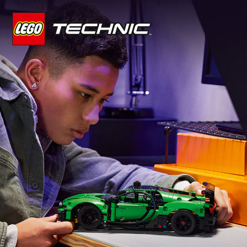 LEGO Technic 42241 – Grøn Bugatti Chiron Pur Sport – produktdetalje eller byggeeksempel 23