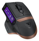Turtle Beach Command MC7 – trådløs gamingmus med skærm – Bagside og skærm