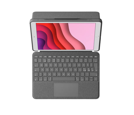 Logitech - Combo Touch for iPad 7th generation - GRAPHITE Nordic