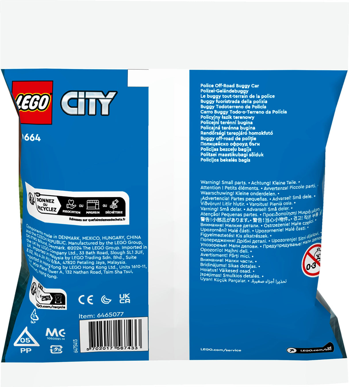 LEGO City Police Terrängfordon 30664