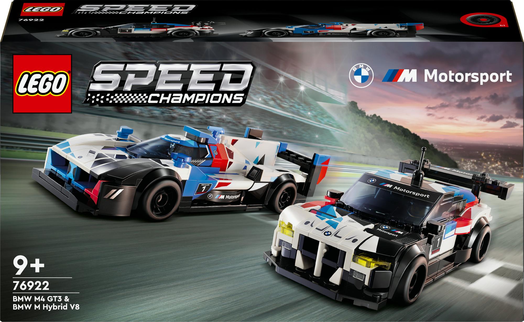 LEGO Speed Champions - BMW M4 GT3 &amp; BMW M Hyvrid V8 (76922)