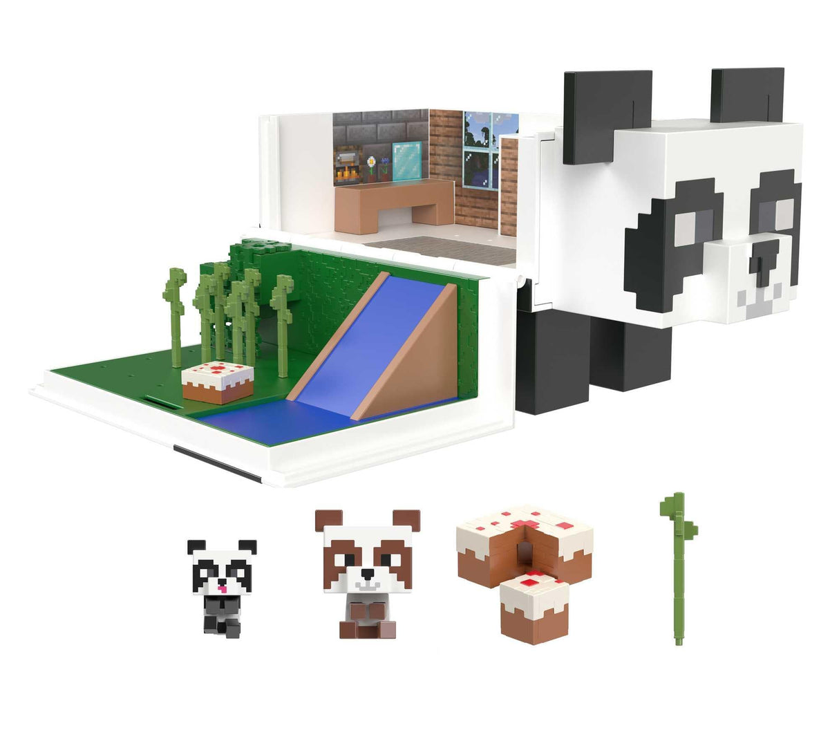 Minecraft - Mob Head Mini&#039;s Panda Playset (HLL25)