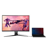 ASUS ROG Strix XG32VC – vist i en samlet opsætning