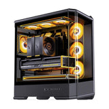 Jonsbo D400 Midi Tower, ATX, Tempered Glass - black Dongguan Sibositong Industrial Co., Ltd. (Jonsbo)