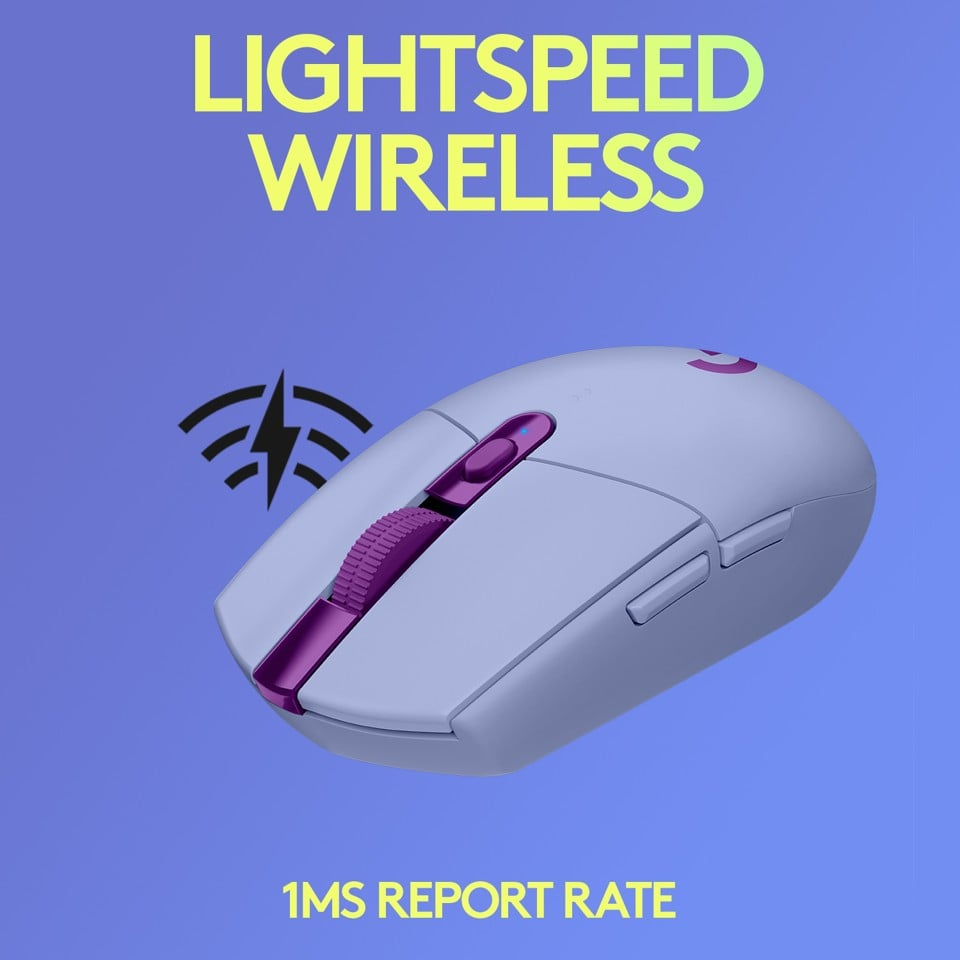 Logitech - G305 Trådlös Spelmus - Lila
