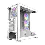 Datorfodral Darkflash DS900 (vit) + 7 ARGB-fläktar
