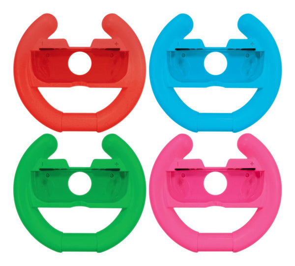 ONIVERSE - 4-pack hållare för racingratt - Blå/Röd/Grön/Rosa