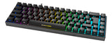 DELTACO GAMING DK440R Tastatur Mekanisk RGB Trådløs Kabling Tysk Deltaco