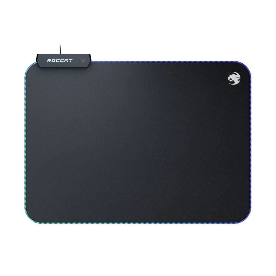 Roccat Sense AIMO Storlek Mid RGB Gaming Musmatta Svart