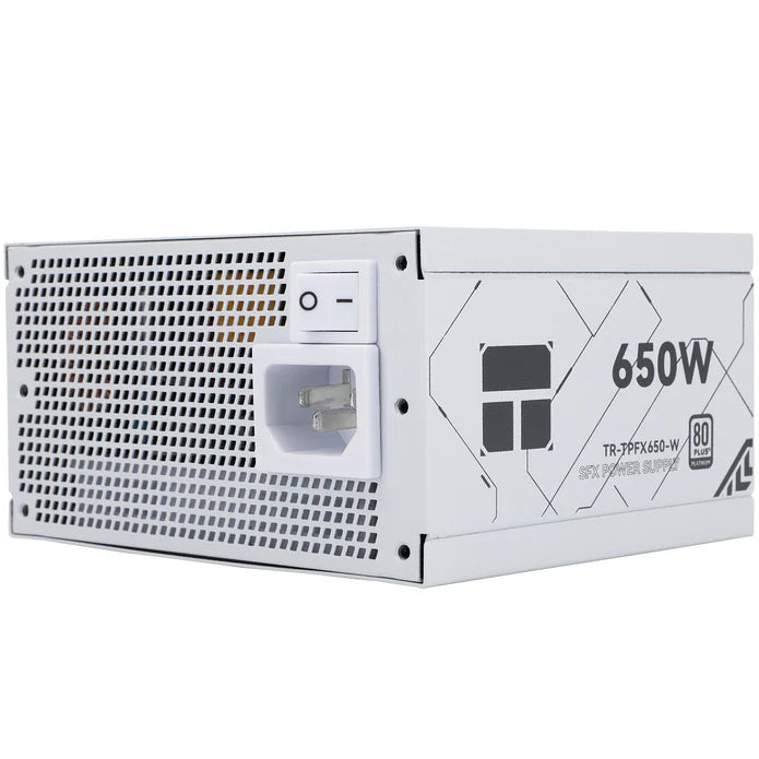 Thermalright TR-TPFX 650W, 80+ Platinum Modulärt Nätaggregat, SFX, Vit