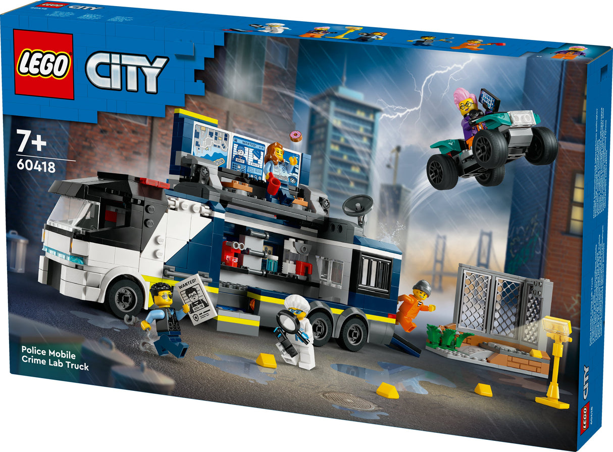LEGO 60418 Stadspolisbil Med Laboratorium, Byggleksakssats