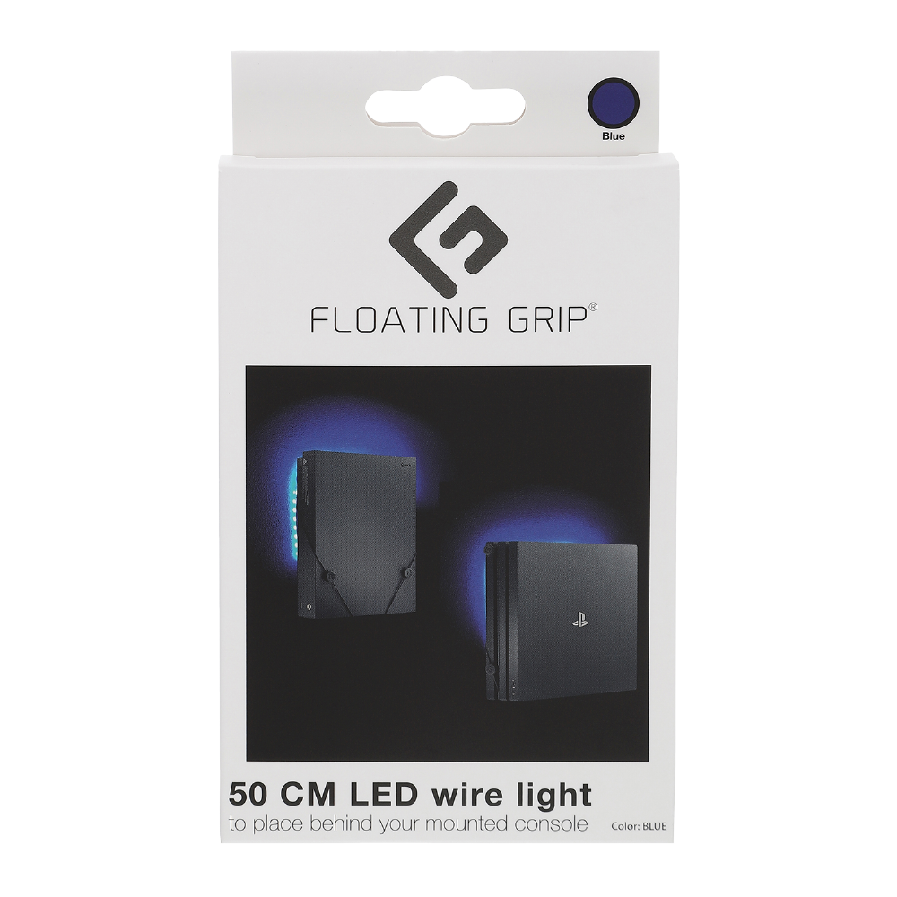 Floating Grip LED Wire Light – blå, USB