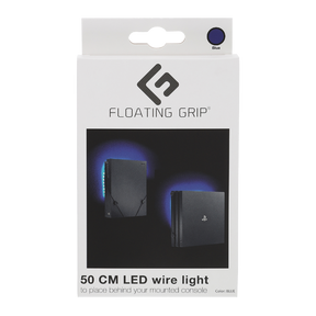 Floating Grip LED Wire Light – blå, USB