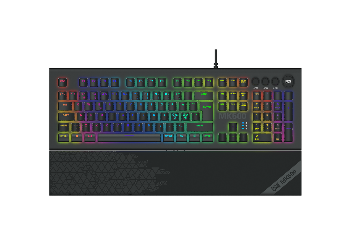 DON ONE - MK500 RGB Mekaniskt Tangentbord - Röd Switch