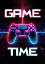 "Game Time" Affisch