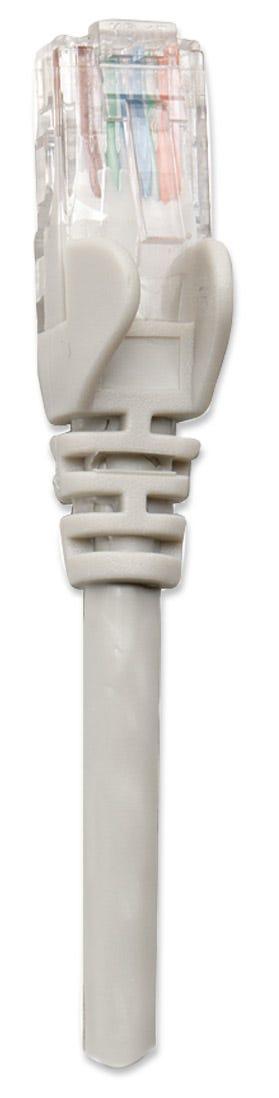 INTELLINET Patchkabel RJ45 U/UTP Cat6 3.00m Hebelschutz grau Intellinet