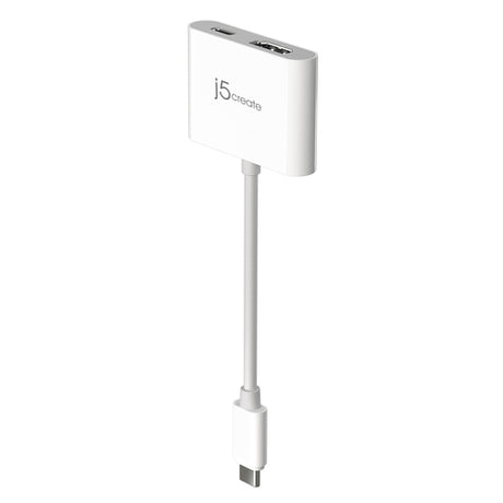 j5create JCA152-N – USB-C til HDMI med PD-opladning – Overside og kabel